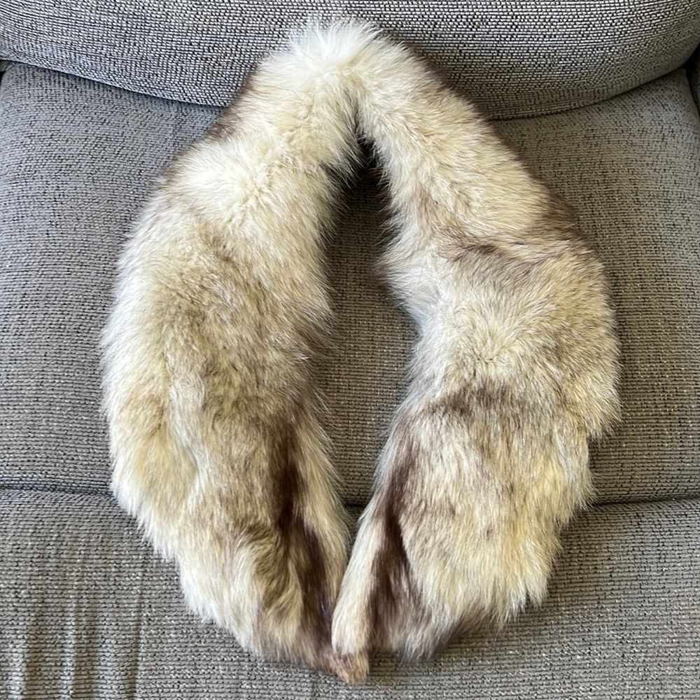 Silver Fox Fur Collar